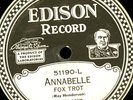 KAPLAN'S MELODISTS Annabelle / ATLANTIC DANCE ORCH. ..Spain  EDISON RECORD S4443