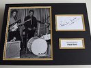 Pete Best SIGNED autograph 16x12 photo display The Beatles Music AFTAL COA