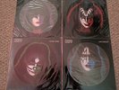 KISS SOLO ALBUM ORIGINAL 1978 PICTURE DISC COMPLETE SET AUCOIN CASABLANCA RARE