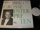 GROSSE INTERPRETEN Peter Anders / DDR WHITE LABEL PROMO LP 1965 ETERNA 820445