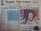ELVIS PRESLEY EST MORT-EDITION SPECIALE JOURNAL MEMPHIS AOUT 77