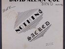 DAVID ALLAN COE: Nothing Sacred LP (foxing stains/scratch/rubber stamp oc)
