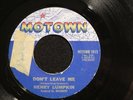 northern soul HENRY LUMPKIN Don't Leave Me MOTOWN M- listen  MOTOWN