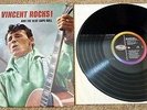 Gene Vincent, GENE VINCENT ROCKS AND THE BLUE CAPS ROLL 1960 UK CAPITOL LP.