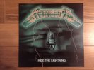 METALLICA - RIDE THE LIGHTNING - BLUE VINYL, GREEN SLEEVE,