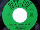 HEAR Randy Proffitt 45 Check That Baby/Young Love EX rockabilly surf rocker teen