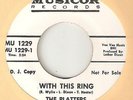 THE PLATTERS With This Ring MUSICOR PROMO DETROIT  NORTHERN SOUL 45