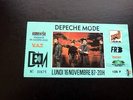 Depeche Mode ticket  Palais Omnisport De Bercy 16/11/87