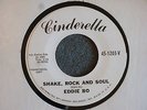 POPCORN R&B 45 Eddie Bo Shake Rock and Soul Cinderella 1203 Promo M-  HEAR MP3