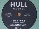 VERY RARE The Heartbeats 78 RPM - Your Way - People are Talking - on Hull H-716