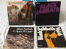 BLACK SABBATH X4 LPS  VOL 4 ,SABBATH , MASTERS OF REALITY , LIVE AT LAST prog lp