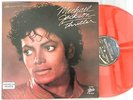 MICHAEL JACKSON ESPELUZNANTE THRILLER MEXICAN RED WAX 12 INCH DANCE SINGLE Rare