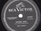 78-ROCK-ELVIS PRESLEY-HOUND DOG/DON'T BE CRUEL on CANADIAN RCA-