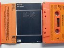 k7 CASSETTE TAPE HARD ROCK AC / DC BACK IN BLACK FRANCE PAPER ORANGE 1980 RARE