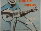 LIGHTNIN' HOPKINS Country Blues TRADITION RECORDS EARLY PRESS/EXC COND/TLP 1035