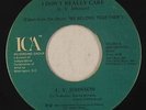 Funk Soul 45 - L.V. Johnson - I Don't Really Care - ICA VG+ mp3 J Dilla samples