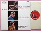 JACQUELINE DU PRE & BARBIROLLI   Elgar Cello   ORIG HMV ASD 655 UK-1965 LP NM
