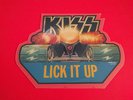 KISS LICK IT UP TANK SHAPED Vinyl Picture Disc UK - SHIPPING FROM US - RARE
