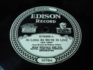 EDISON 51688 MIKE SPECIALE / HARRY RESER ORCH-AS LONG AS WE'RE IN LOVE/ROAD N-