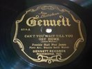 BLUES FRANKIE HALF PINT JAXON Can't You Wait Till You Get Home GENNETT 6214 EE+