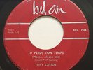 YEYE BEAT Tony Castor PLEASE PLEASE ME Bel Air 45 rare Beatles Canadian pressing
