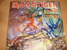 IRON MAIDEN - RUN TO THE HILLS -  FULLY SIGNED 7