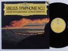 LEONARD BERNSTEIN Sibelius: Symphonie No.2 DGG 419112-1 LP NM digital