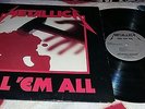 Original STERLING 1st press Metallica Kill em All LP Megaforce pantera slayer