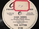 HIGH NOON Do Not Forsake Me Tex Ritter  78 rpm JUKEBOX Promo RECORD Get Out 