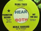 Rare Country Promo 45 MERLE HAGGARD Mama Tried /You'll Never Love Me CAPITOL mp3