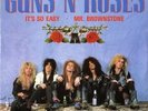 Guns N’ Roses It’s So Easy 45RPM UK 12” Vinyl Single Bonus Live Songs Slash Axl