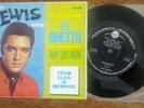 Elvis Presley - 'In the Ghetto' - 7'' 45 rpm single - sample record
