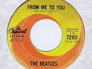 Beatles 45 From Me To You 1963 VG-  BB # 116  Canadian Capitol 72101