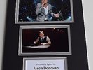 Jason Donovan Signed Autograph A4 photo mount display Musician AFTAL & COA