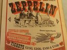 Led Zeppelin advert Earls Court UK May 1975 - original
