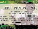 Leeds Festival Weekend Camping Ticket 2016