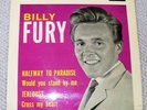BILLY FURY:  BILLY FURY 4 TRK EP   1961 45RPM