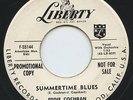 HEAR- Rare Rock 'n Roll 45- Eddie Cochran- Summertime Blues- Liberty # 55144-WLP