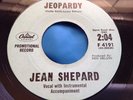 Rare Female Rockabilly 45 : Jean Shepard   Jeopardy   Capitol F4191 Promo