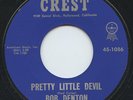 HEAR-Rare Rockabilly 45- Bob Denton- Eddie Cochran- Pretty Little Devil-ORIGINAL