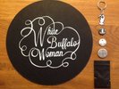 White Buffalo Woman Slipmat Slip Mat Keychain Badges Grimtale Records Rare