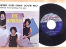 THE SUPREMES MOTOWN 45+PIC SLEEVE WHERE DID OUR LOVE GO/HE MEANS THE WORLD TO ME