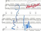 Oasis Fully Hand Signed Autographed Sheet Music - Noel Liam Gallagher