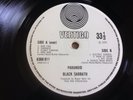 Black Sabbath LP Paranoid UK Vertigo small swirl press PLAYS NEAR MINT SUPERB