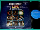 The Kinks - Live At Kelvin Hall BRAZIL RARE MONO LP ORIGINAL 1967 Musidisc