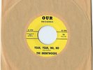 BRENTWOODS 45 garage rock Yeah Yeah No No 1967 Norman Petty Studios