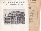 Opera Programme 1949 Lisa Della Casa Rigoletto Alexander Welitsch Vienna
