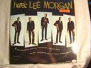 LP- LEE MORGAN - HERE'S LEE MORGAN -ST - RAINBOW LABEL  -NM -