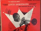 LOUIS ARMSTRONG STORY RARE JAZZ  VOL 12&3, 1956, GREEN LABEL LP Columbia 54383
