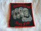 MOTÖRHEAD – very rare old IRON FIST Patch Sodom,Venom
